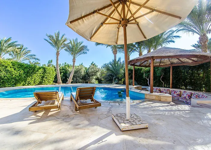 Cozy With Private Pool In Upper Nubia Villa Hurgada